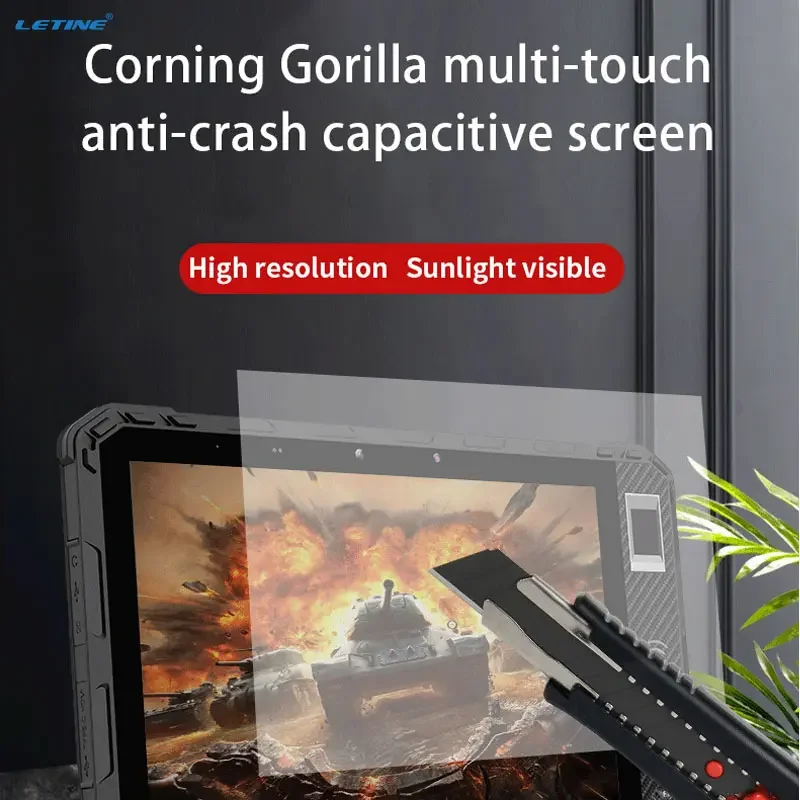 Tablette PC Industrielle Personnalisée de 8 Pouces, Étanche IP68, Puzzles 4G, Écran Tactile Itif, Robuste