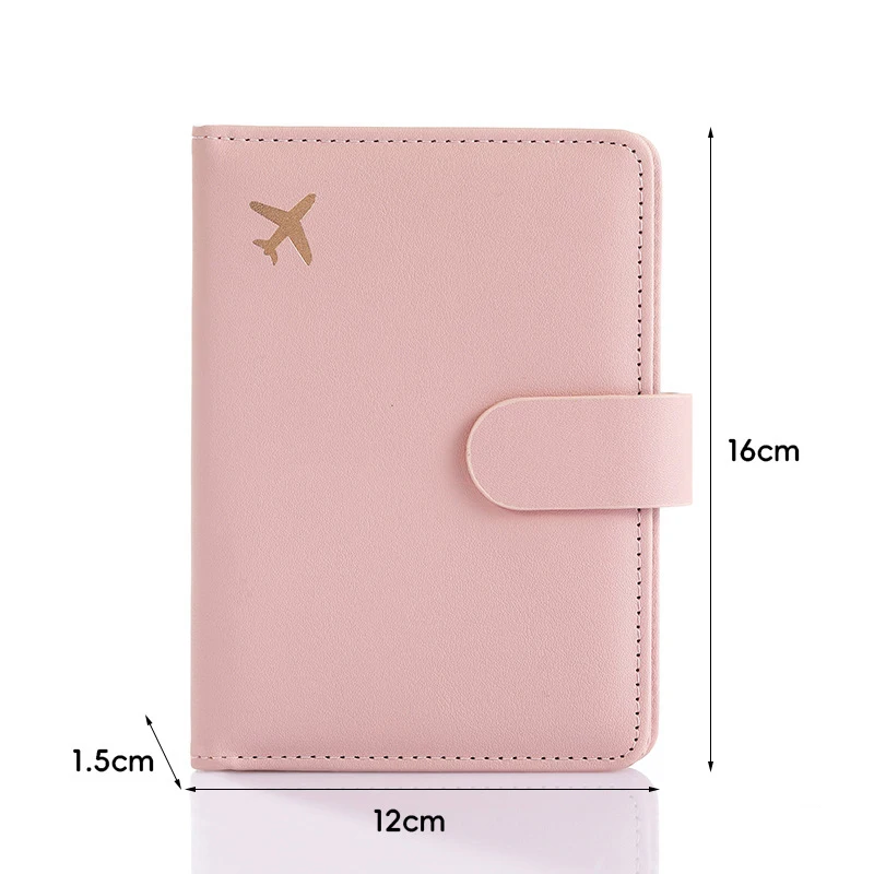 Multifunctional Passport Storage Bag Wallet Multi-layer Card Leather Protective Cover Portable Document Passport Storage Clip