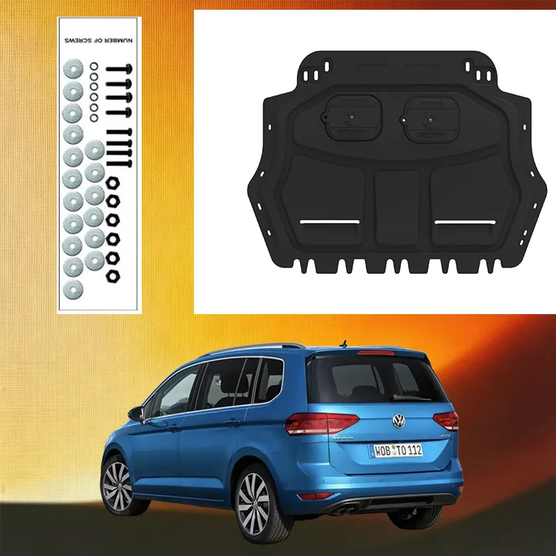 Durable Underbody Protection Engine Skid Plate For  VW Touran  2004-2022 1.4T 1.4L 1.5L  High Quality Engine Shield Car