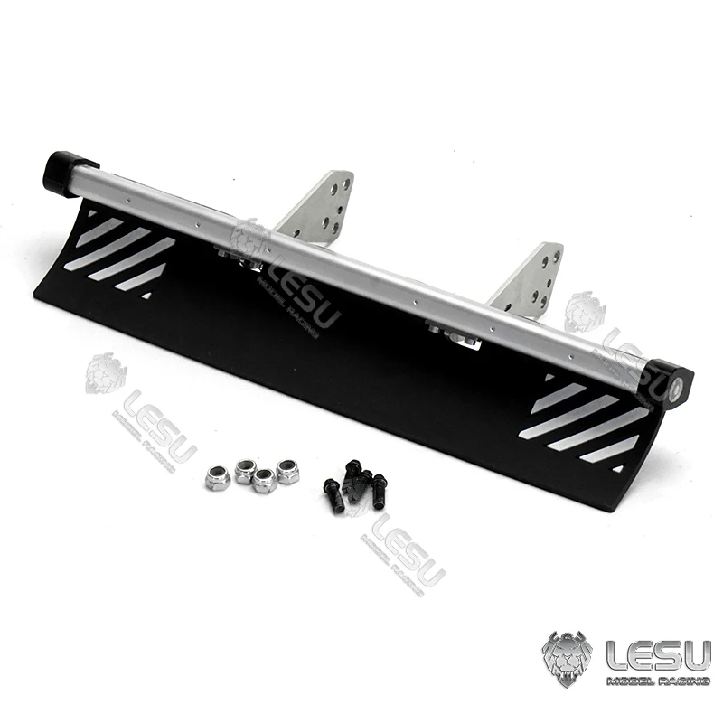 LESU1/14 Simulation truck H-1304 rear bumper with wide light F16 flatbed model LESU