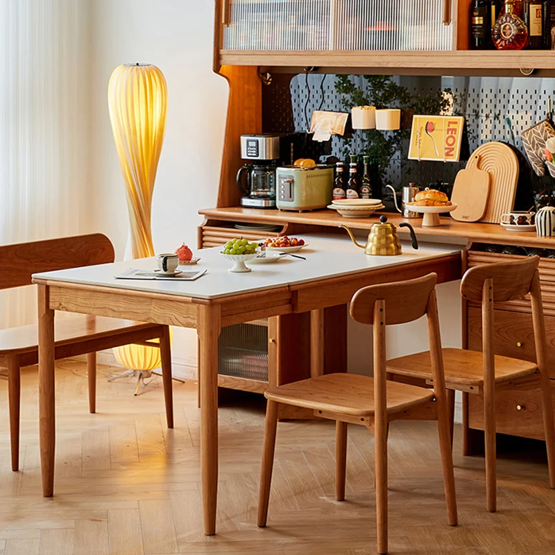 Klaptafel Uitschuifbare ontvangsttafels Sedentair multifunctioneel huismeubilair Keuken Diner Mesas De Comedor Eetkamer Elegant