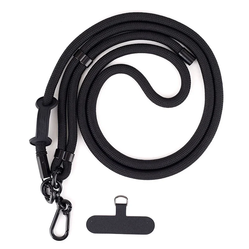 150 cm lengte telefoonkoord verstelbaar afneembaar nekkoord buiten universele crossbody riem kaartclip voor mobiele telefoonhoes