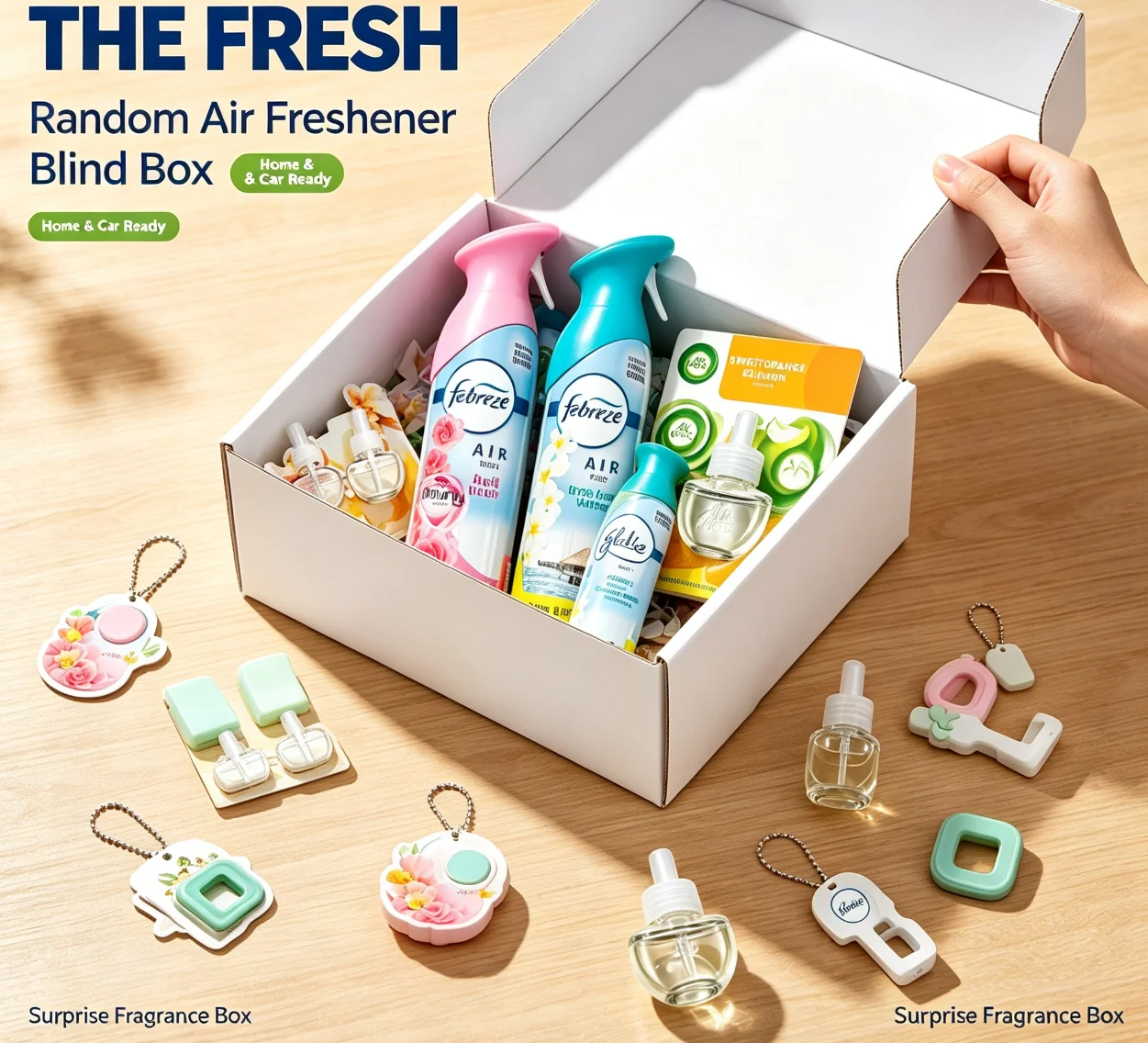 미스터리 에어프레셔너 블라인드 박스 랜덤 서프라이즈 향 - Home Fragrance Plug In 리뷰 및 가격