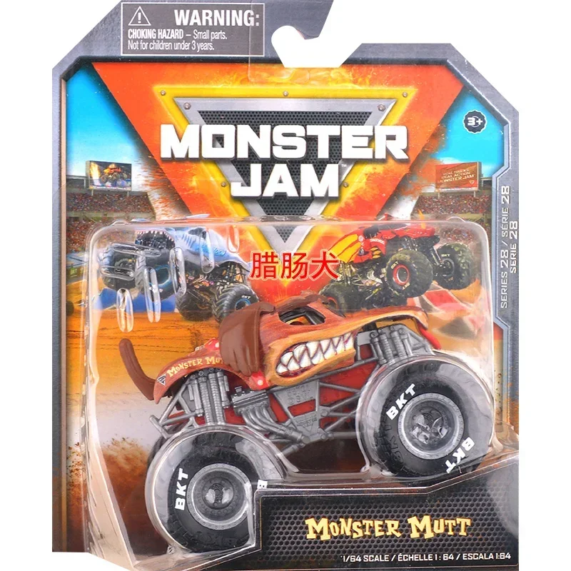 MONSTERs JAM Grave Digger Zombie Avenger Axe Metal Diecast Truck Toy Collection Model Car Children Boys Kids Gifts