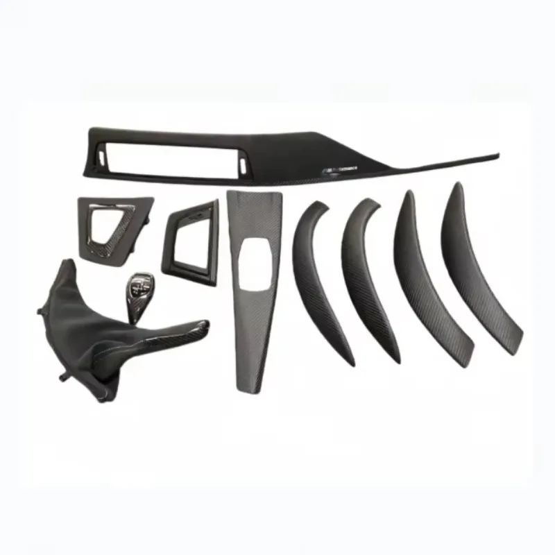 For BMW For 3 Series Carbon Fiber Interior Ten Piece Set, Suitable For BMW For 3 Series For F Chassis Models 13-19