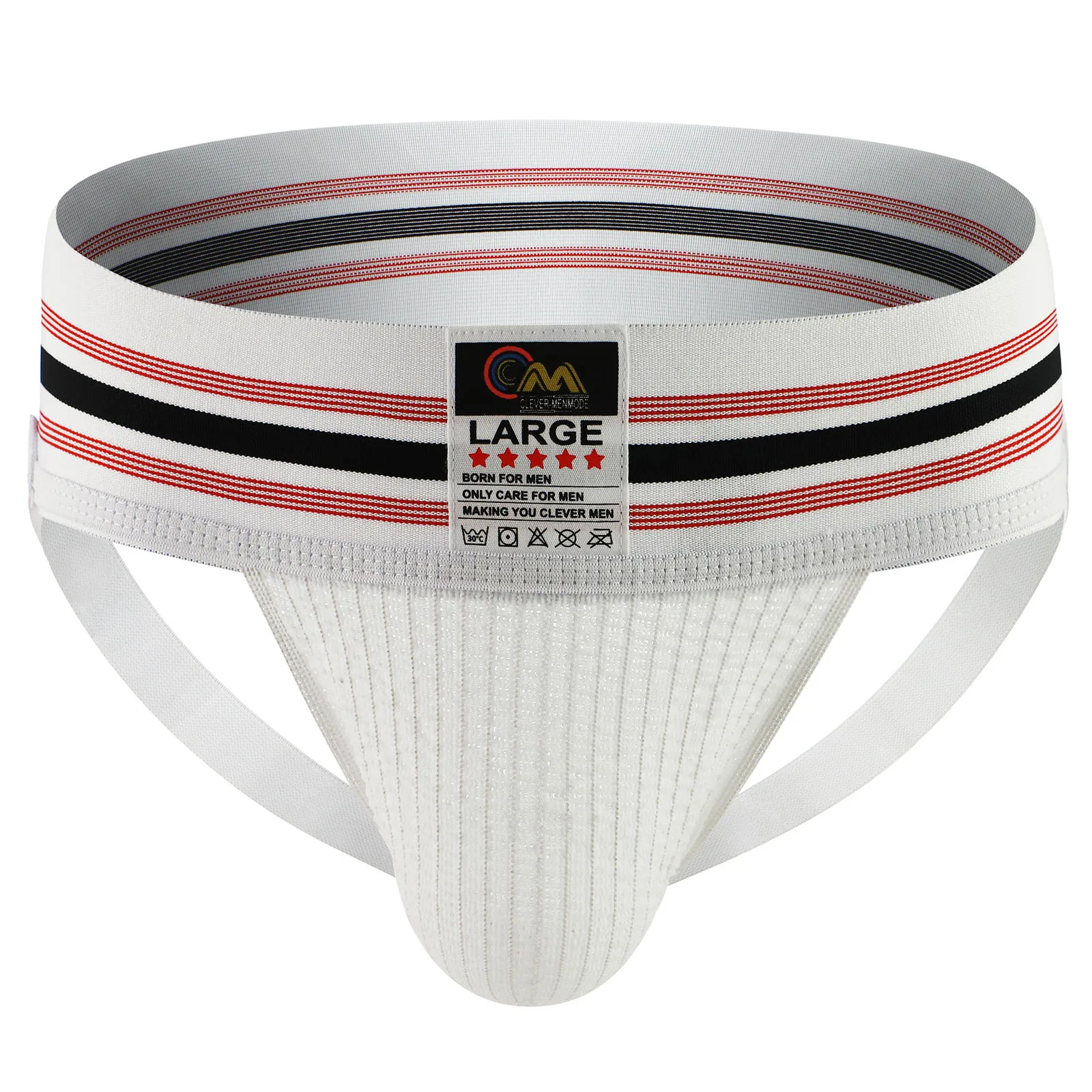 Men Gym Underwear Athletic Jockstrap Supporter Fitness Man Wide Waist Band Underpants Jockstraps Workout Protection Briefs