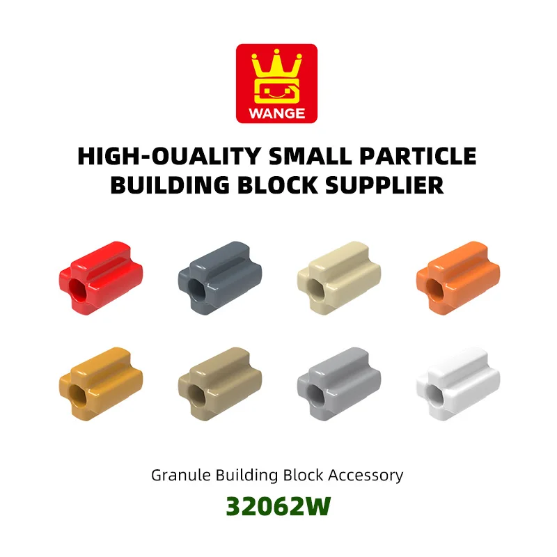 

WANGE 900Pcs/Lot 32062w cross-shaped face Building Block Moc Color Accessories Compatible with Brick Children Toy Gift Box
