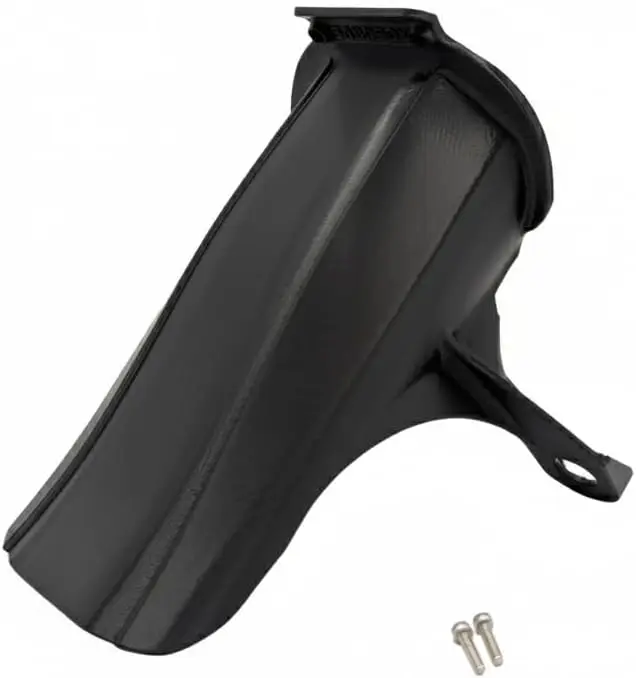 

Short MTB Fork Fender for Fox 36/38, Bolt-On Mud Guard, Made in USA, Black