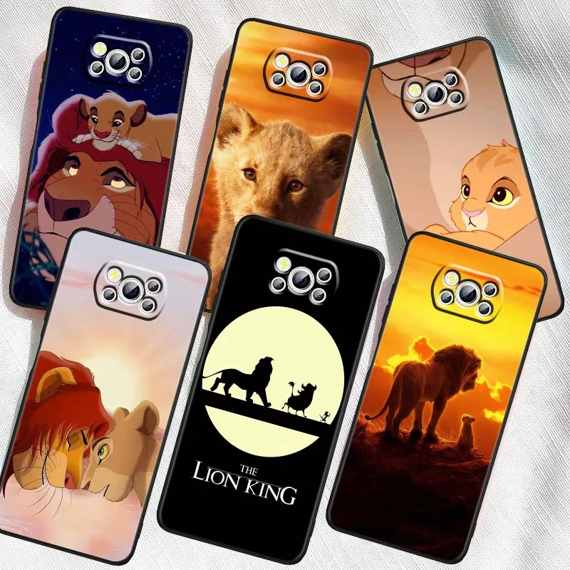 

The Lion King Cool Phone Case For Xiaomi Mi Poco F8 F7 F6 F5 F4 F3 X3 X4 X5 X6 X7 M5 M6 GT Pro 4G 5G Black Cover