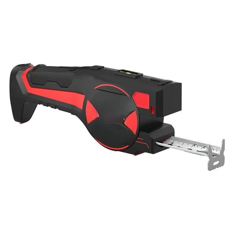 High-precision two-in-one laser coil, steel tape measure plus laser ranging
