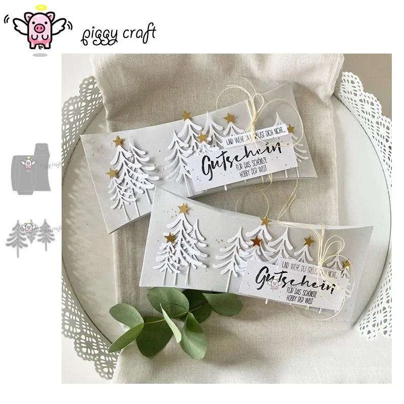 

Mmao Craft metal cutting dies cut die mold Christmas tree 3D box Scrapbook paper craft knife mould blade punch stencils dies