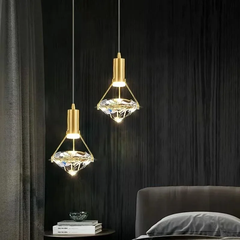 Bedroom Bedside Pendant light Background wall Decorative Chandelier LED Ceiling Lights For bedroom TV walls lighting fixtures