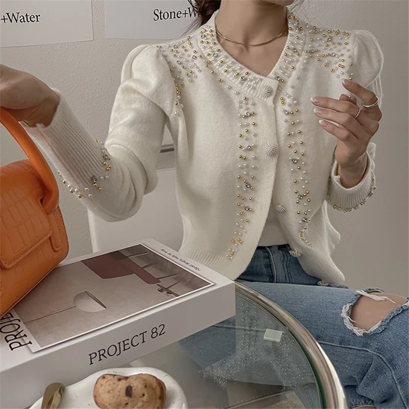 Ladies Spring Autumn Fashion Casual Warm Nice Cropped Cardigan Women Clothes Female OL Winter Sweater Cheap Wholesale BAAY7835