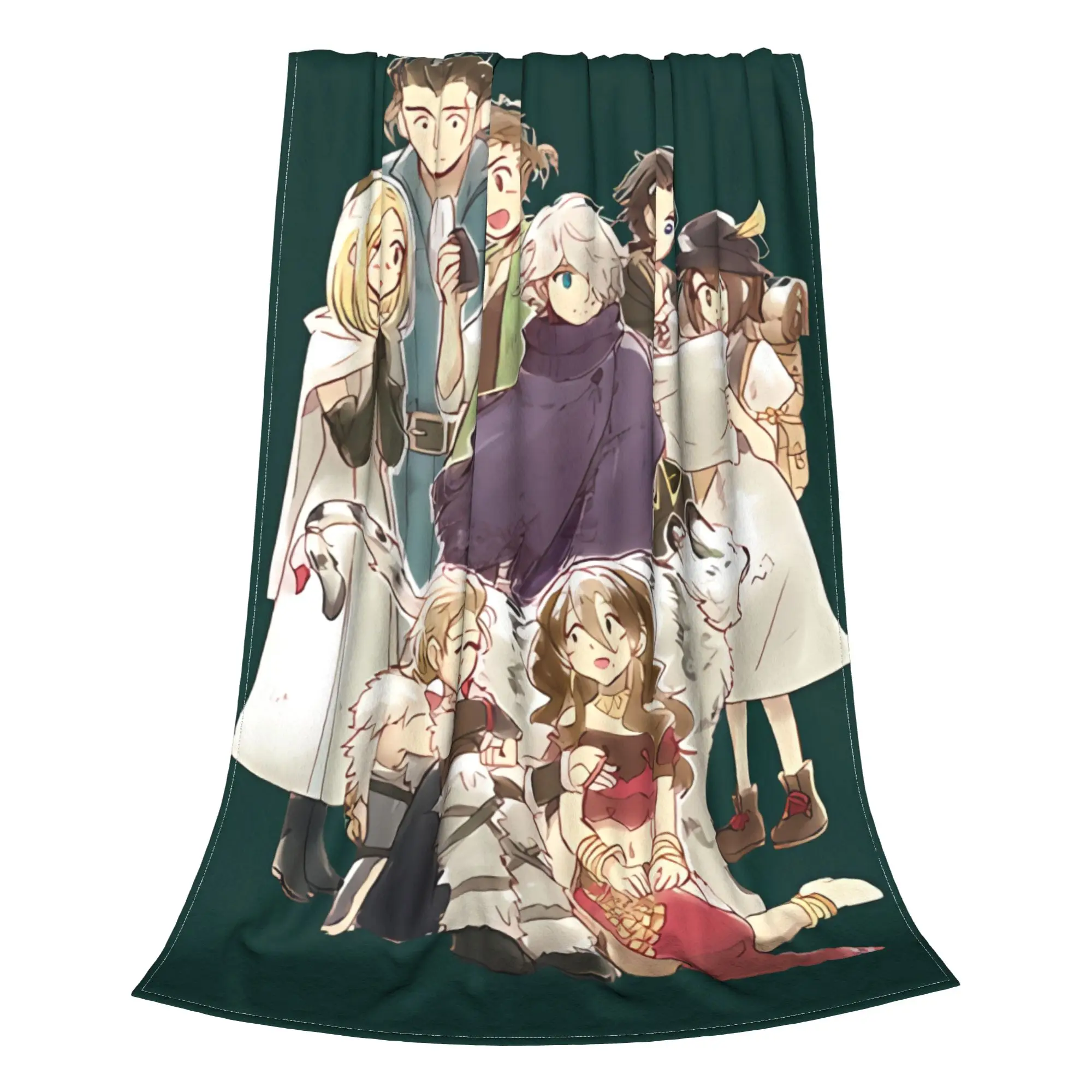 1PC Fantasy Traveler Group Octopath Traveler Home Room Decorations Winter Blankets For Adults Bedding Home Interior Sofa Knee