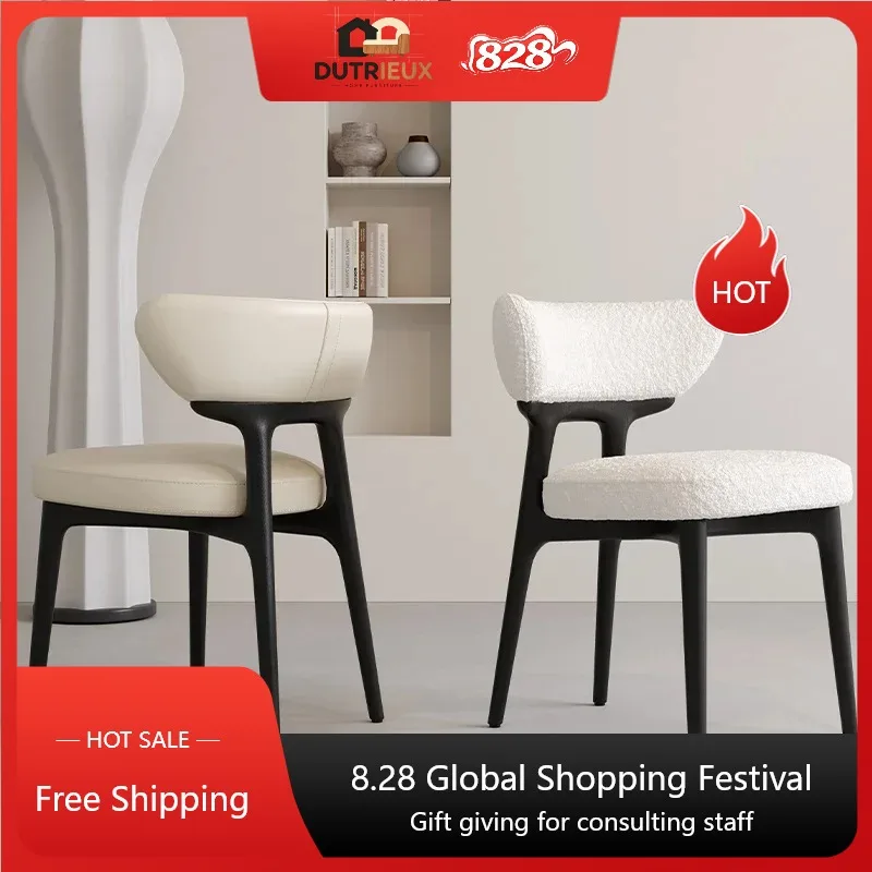 Fancy Modern Home Dining Chairs Nordic Style Lounge Occasional Hotel Chairs Living Room Cadeiras De Jantar Design Furniture