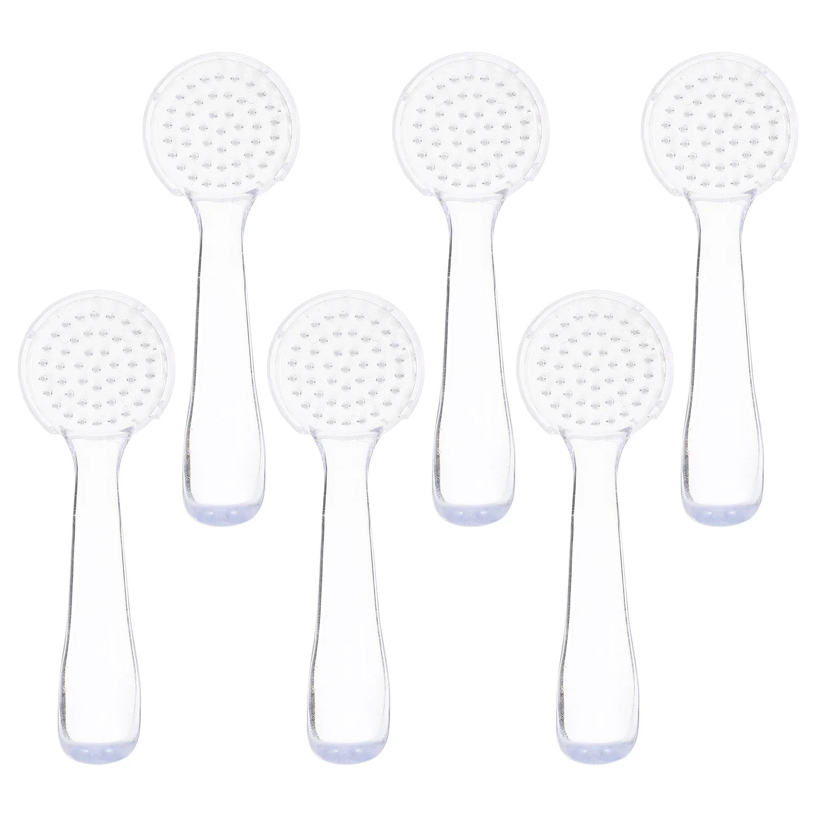 

6pcs Manicure Brush Nail Dust Removing Tool Durable Practical Nail Cleaning Brush For Fingernail Dust Cleaner Accessory