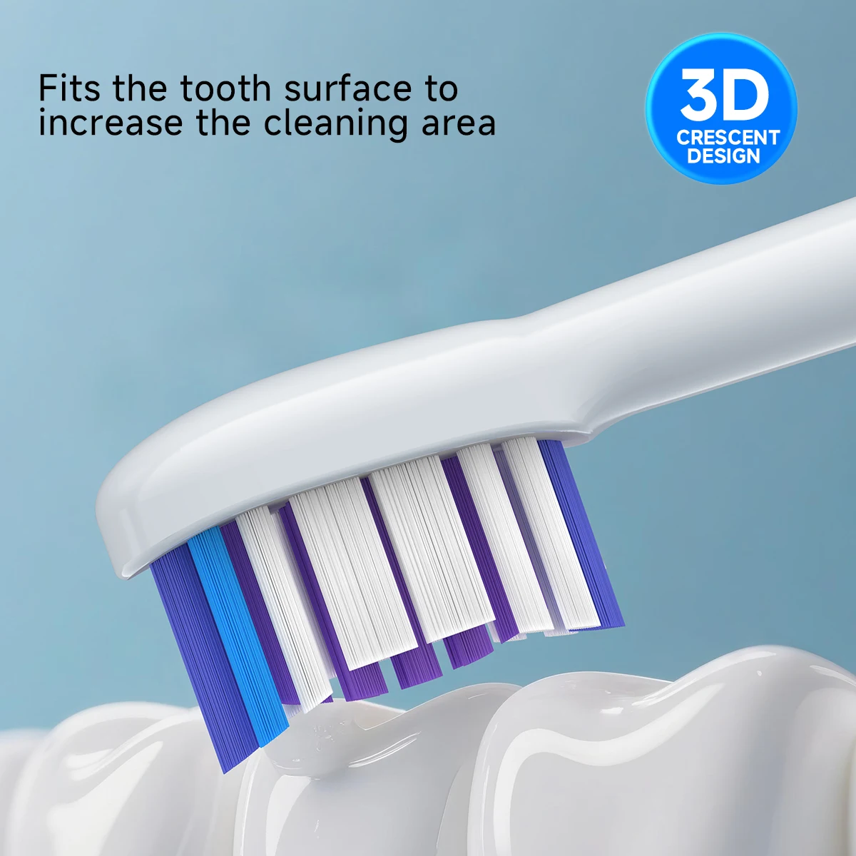 

8Pcs Replacement Brush Heads Compatible with Philips Sonicare DiamondClean HX5/HX6/HX9 Series Electric Toothbrush Heads HX6064