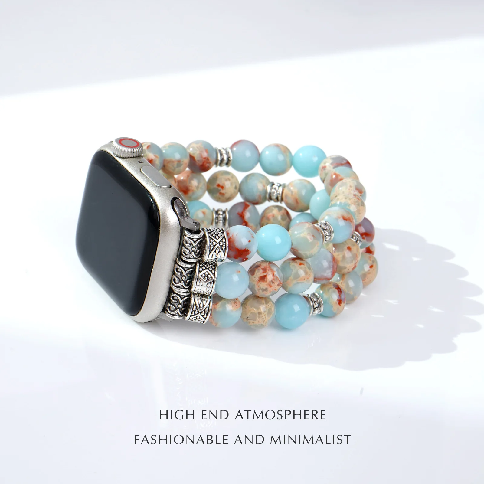 سوار متوافق مع ساعة أبل، سلسلة حزام، منتج الأكثر مبيعًا عبر الحدود، إكسسوارات ساعات ذكية، بدون علامة تجارية 2332 #4