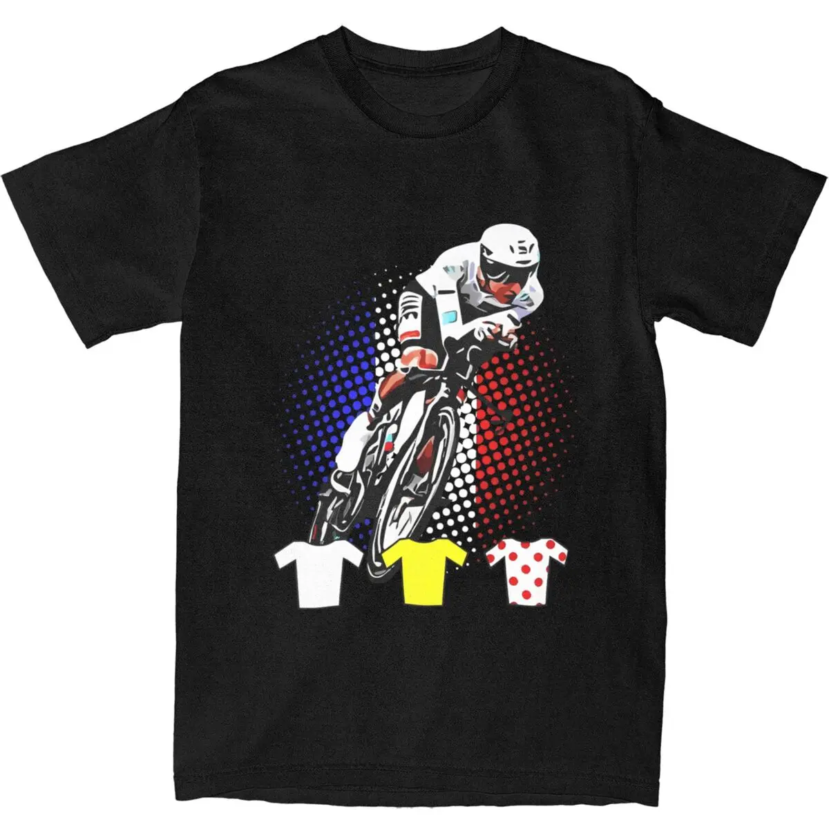 Tadej Pogacar T Shirt Uomo Vintage Tour-De Francia T-shirt in cotone Estate Traspirante Harajuku Tees Casual Abiti oversize