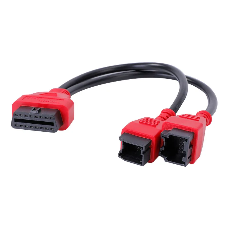 

Разъем Chrysler OBD2, адаптер с внутренней головкой, 12 + 8 контактов, разъем для диагностического инструмента, соединительный провод