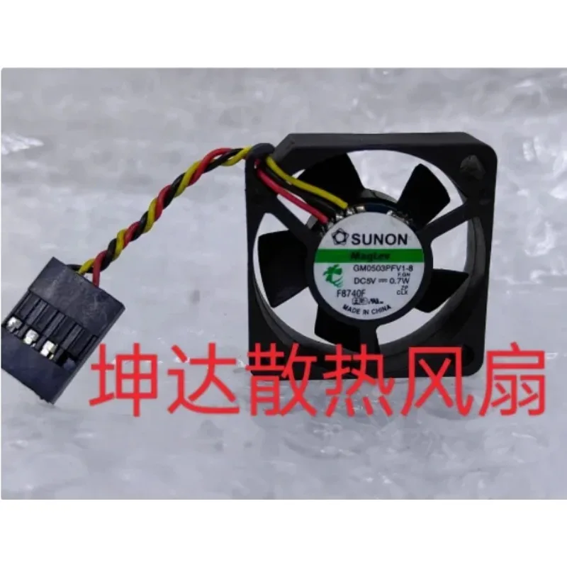 

SUNON GM0503PFV1-8 DC 5V 0.7W 30x30x10mm 3-Wire Server Cooling Fan