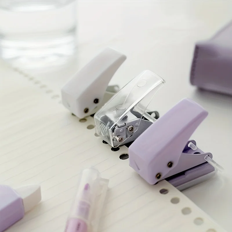 Mini-Einzellocher, DIY-Kartenherstellung, kompatibel mit A4-Papier, Metallmaterial, manueller Bedienung, unverzichtbares Briefpapierbindungsmaterial