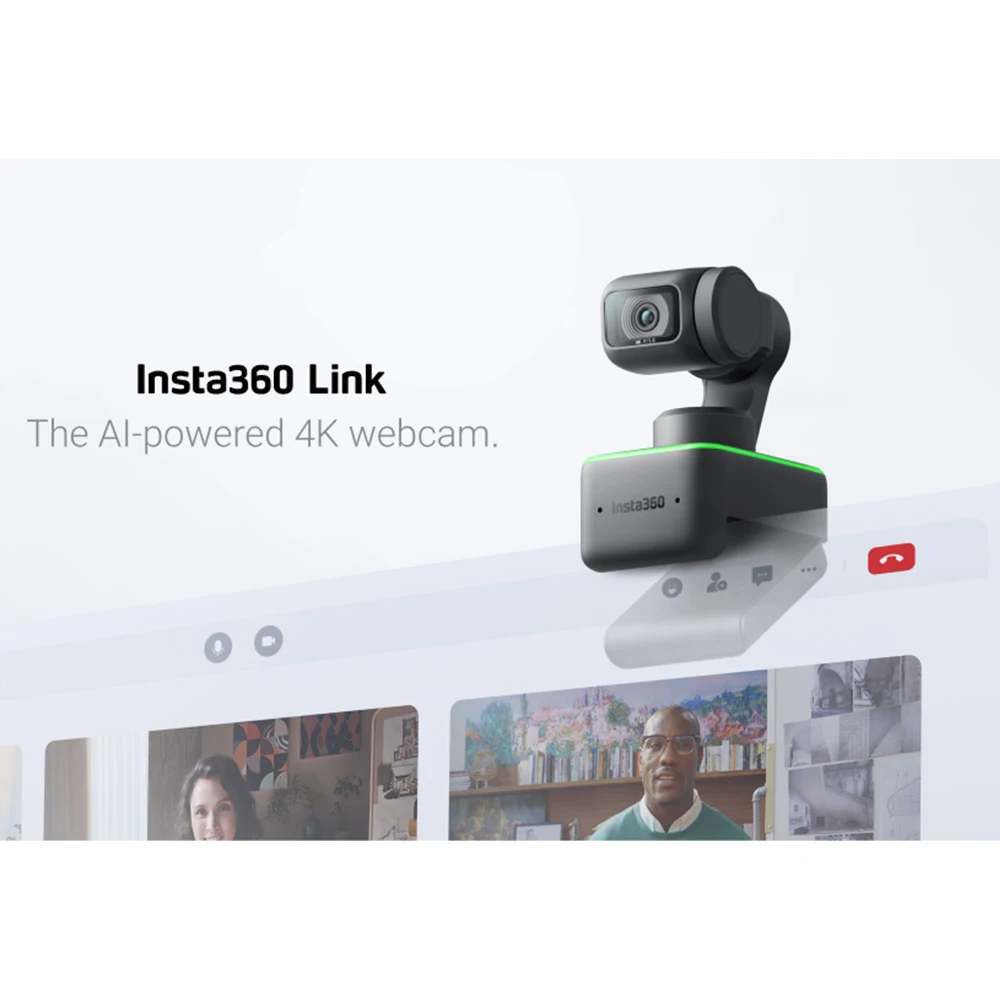 The Shadowstone Insta360 Link, AI smart 4K webcam is suitable for multiple scenarios, revolutionizing the way you work and givin