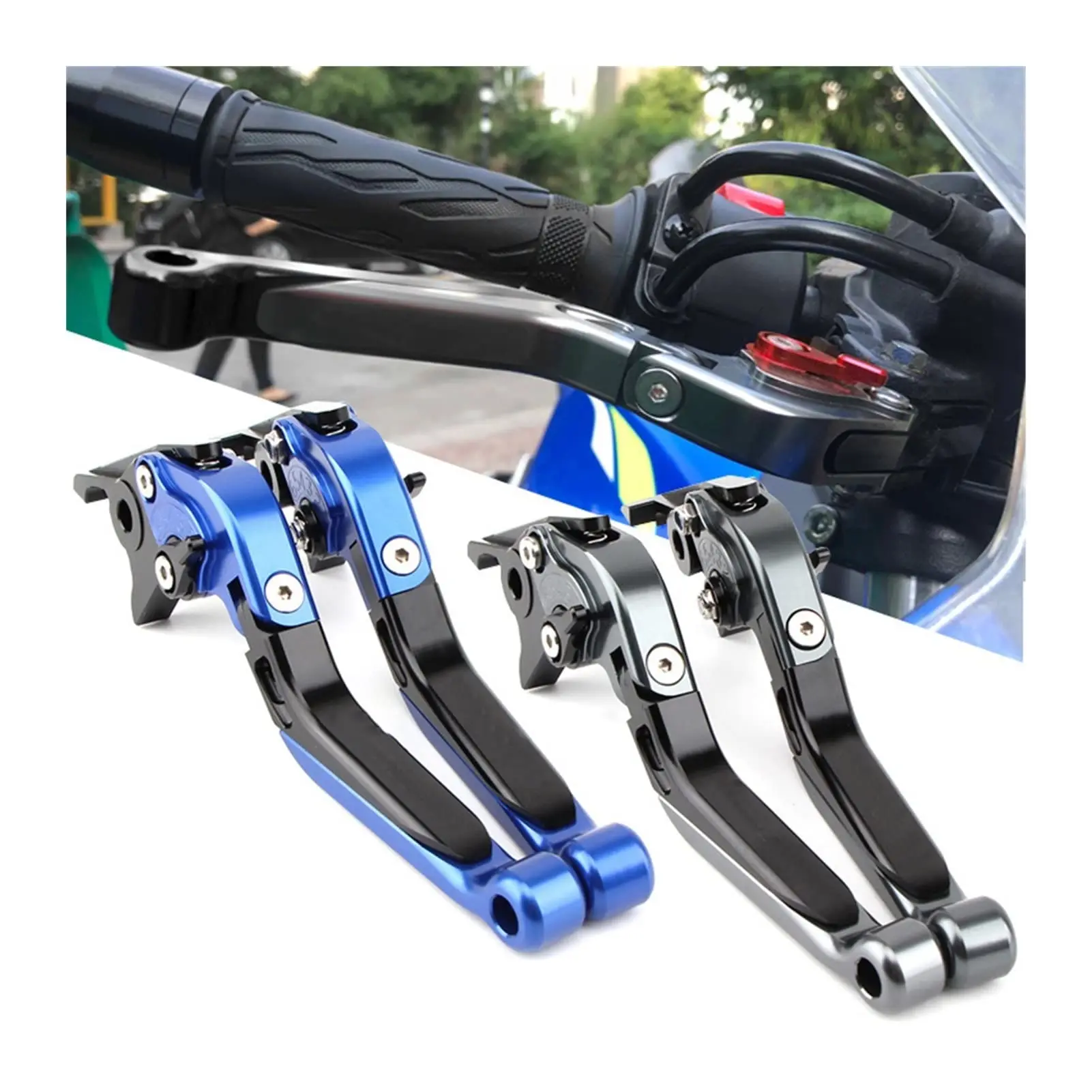 Для мотоциклов KYMCO DOWNTOWN XCITING K-XCT CK250T 300 CK300T ABS 400 500RI S400: Складные, выдвижные рычаги тормоза и сцепления с ЧПУ
