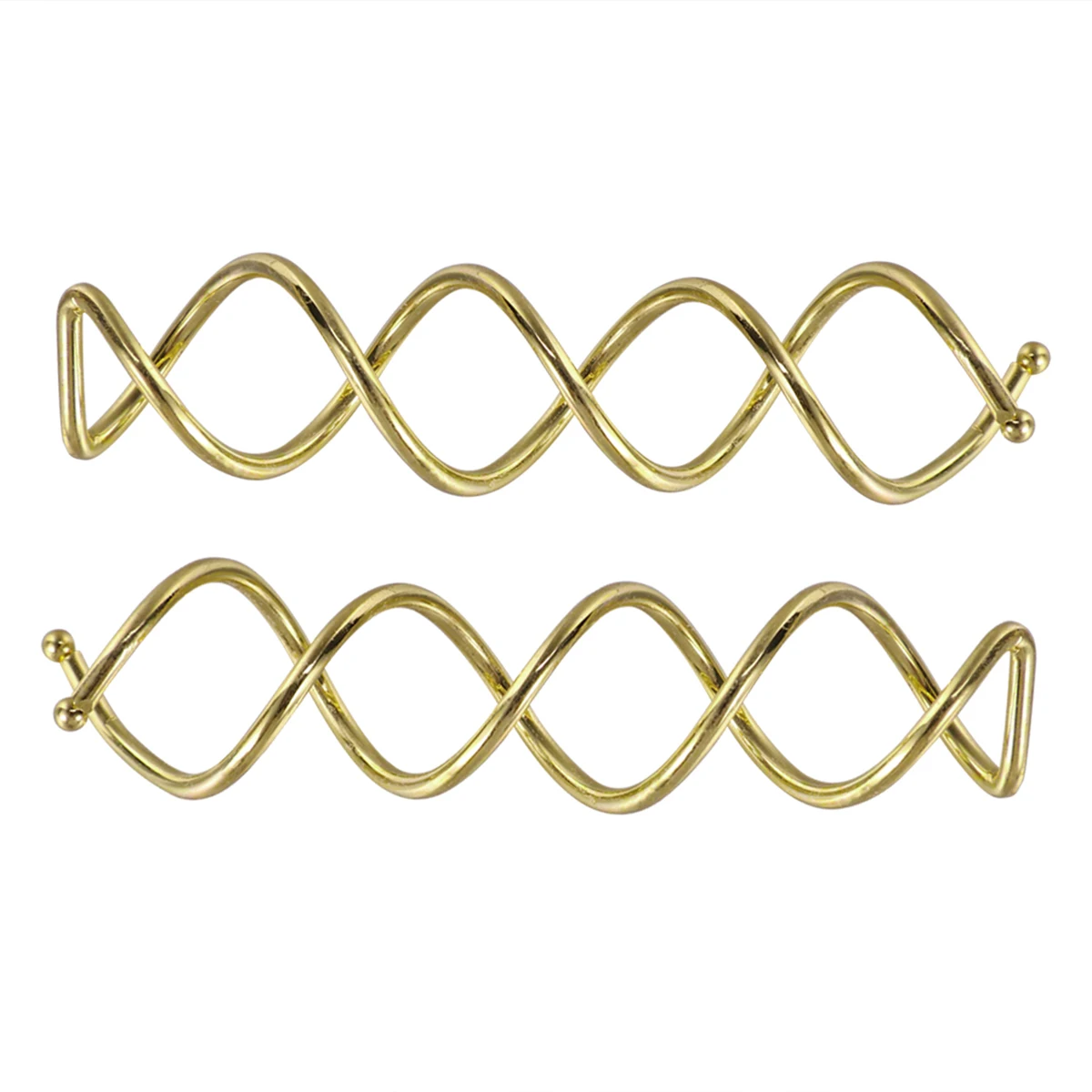 

10 Pcs Spiral Barrettes Compact Hair Clips Pins Round Head Easy to Use Lightweight