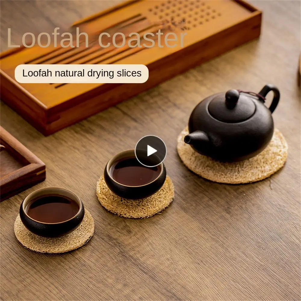 Tea Holder Thickened And Wear-resistant Durable Tea Mat Coaster Solid Color Household Kitchen Coaster Tea Accessories Universal