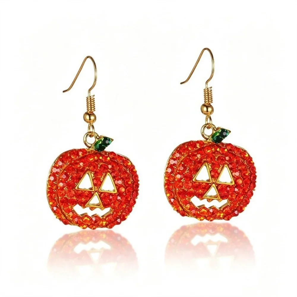 Funny Pumpkin Earrings – detail image 5