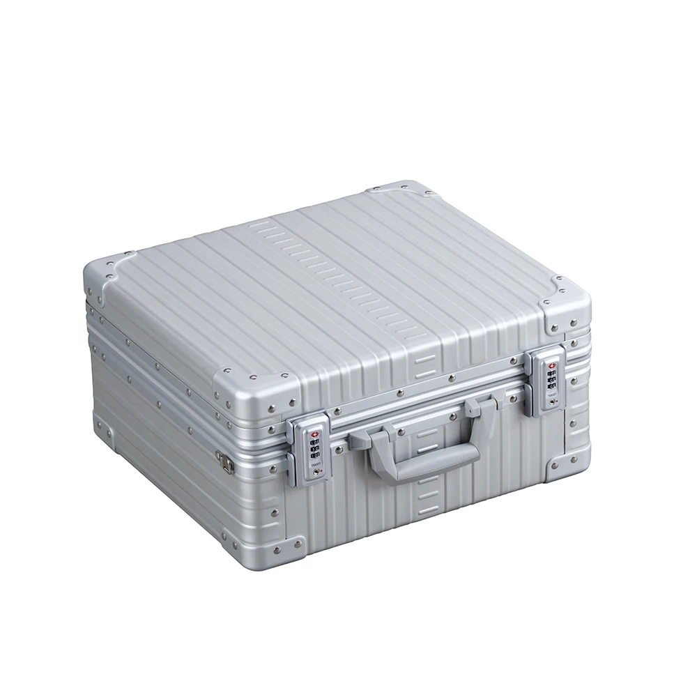 wonderful Waterproof Hard Aluminum Case with Foam for Camera Video Equipment Carrying Case Sealed Safety Portable Tool Box