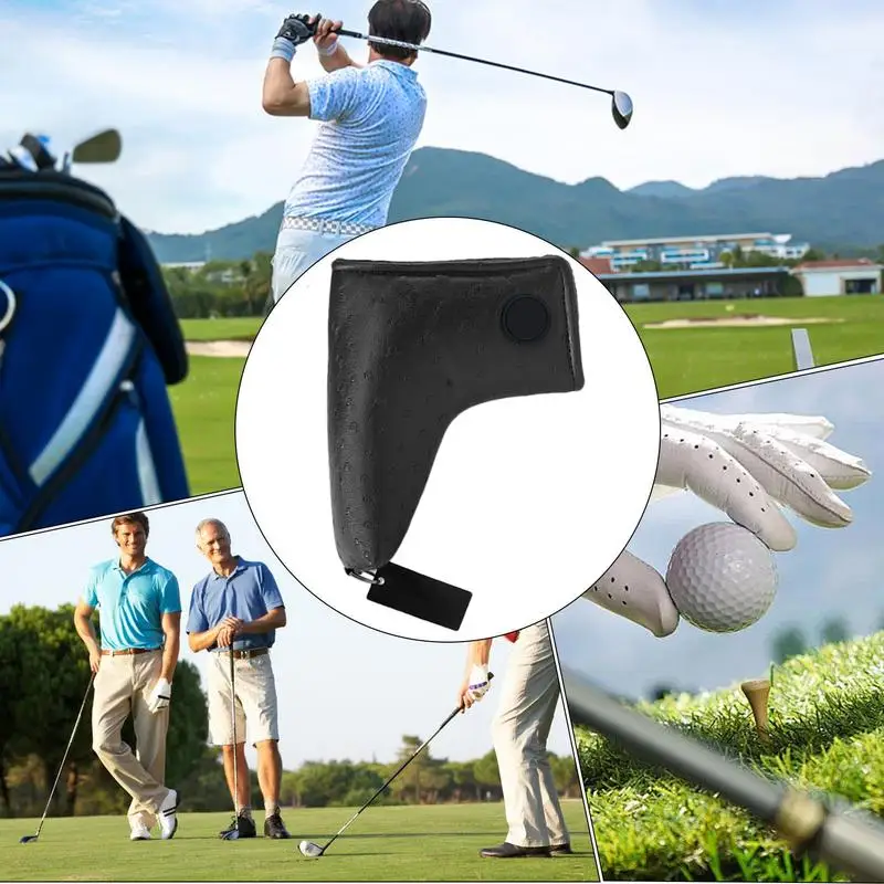 Golf Putter Cover Magnetic Putter Headcovers Golf Accessories With Magnetic Closure Mallet Putter Covers Fits Most Clubs