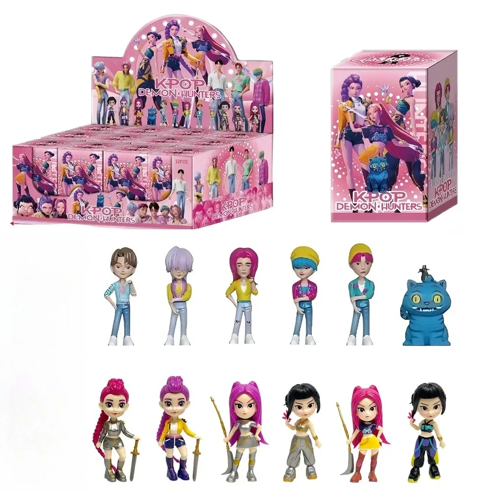 

2026 аниме Kpop Devil Hunter слепая коробка разборка забавная слепая сумка маленькая статуя периферийная модель настольная слепая коробка украшение подарок