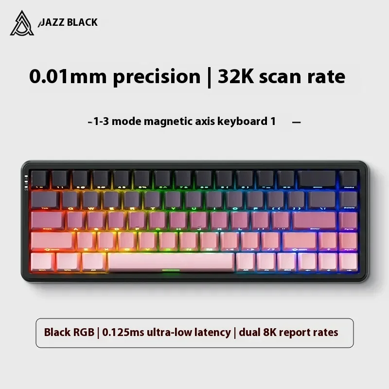 

Горячая проводная и беспроводная механическая клавиатура Heijue Ak680max с магнитной осью, контурная линия игры, третья клавиатура для экзаменарования