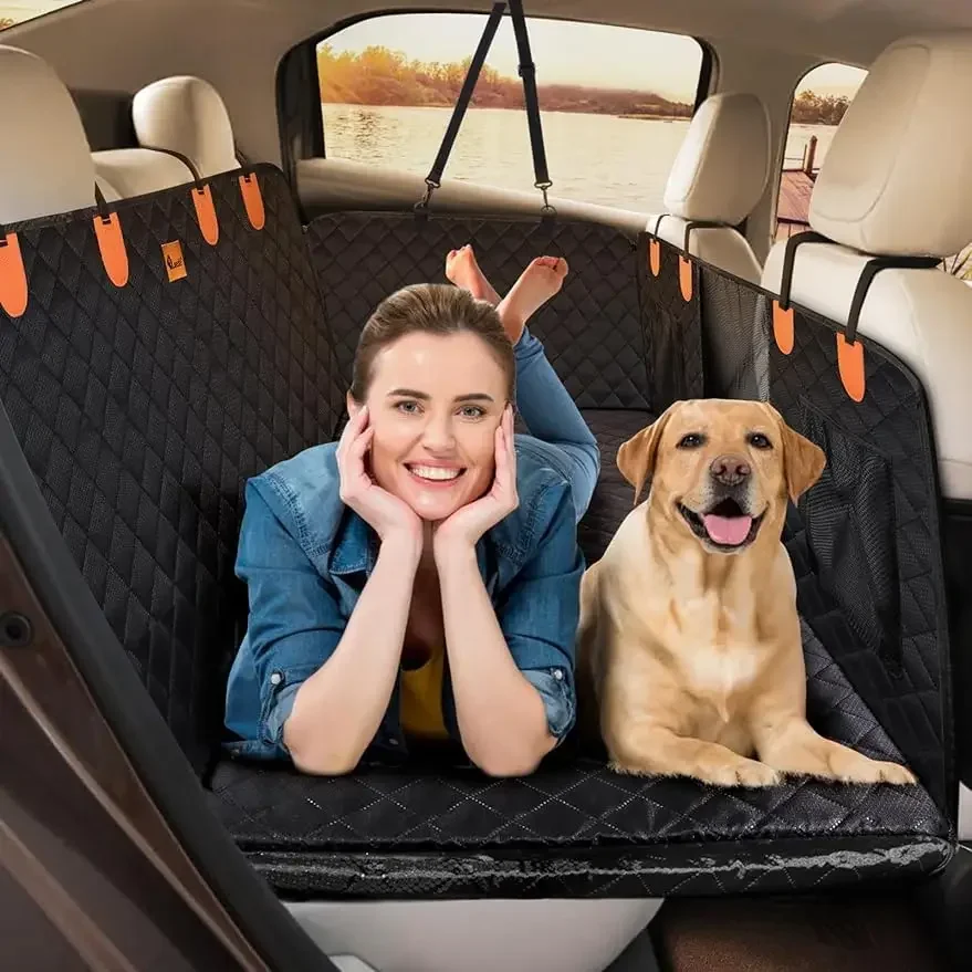 

Back Seat Extender for Dog, Car Seat Cover Back Seat Hard Bottom for SUV Truck, Non-Inflatable Dog Car Bed