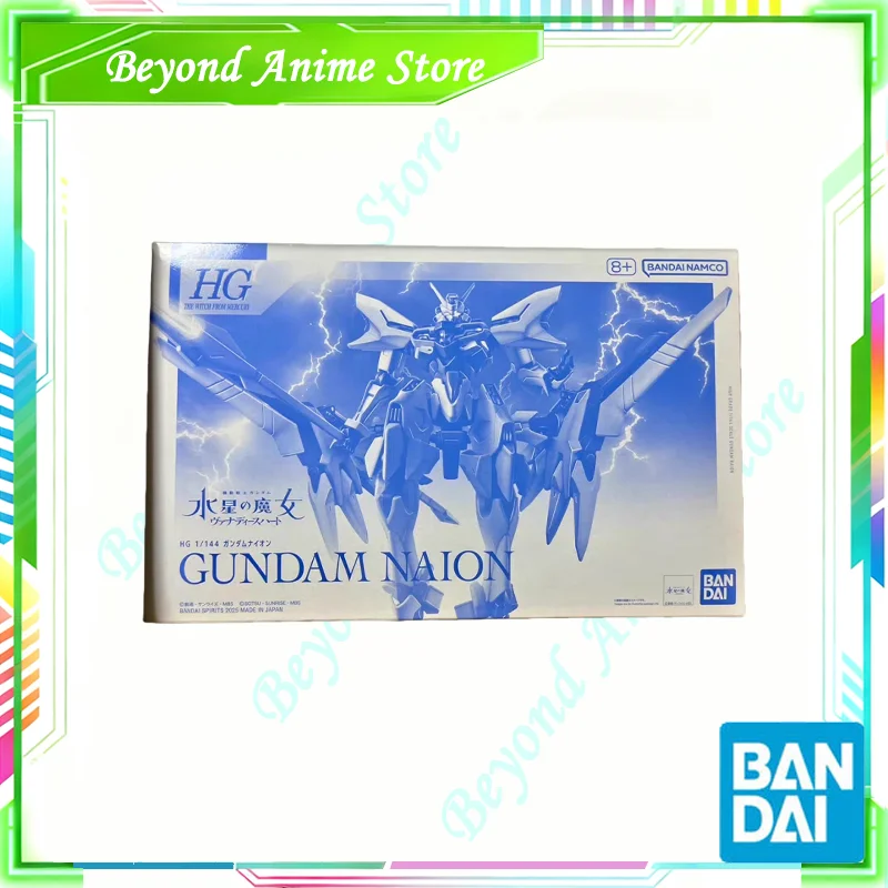 

Spot Direct Delivery Bandai Original The Witch From Mercury Anime Model HG GUNDAM NAION Action Figure PB Toys for Kids Gift