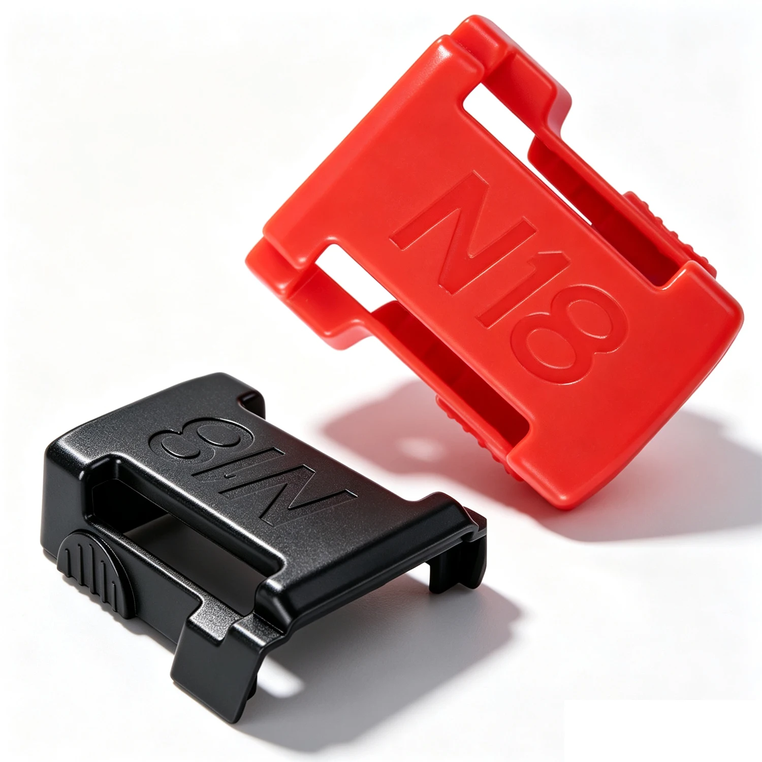5 pcs Battery Holder for Milwaukee Battery Mount Dock Holder Fit for 18 V battery Mount Holder Cover Dock Clip