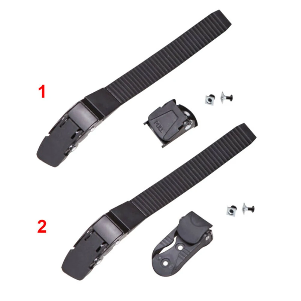 Black Roller Skate Strap Set, Sapato de patinação, Parafusos de fixação, Energia Strap, Reparação Quad Skates, Substituição de alta qualidade