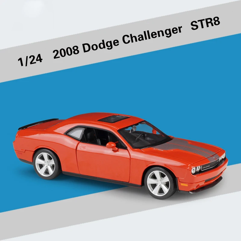Maisto 1:24 دودج تشالينجر SRT8 2008 سبيكة سيارة Diecasts ولعبة المركبات نموذج سيارة مصغرة مقياس نموذج سيارة للأطفال