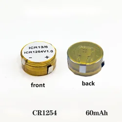 LIR1254 ICR1254 3.7V wireless Bluetooth headset button rechargeable lithium battery CP1254 battery