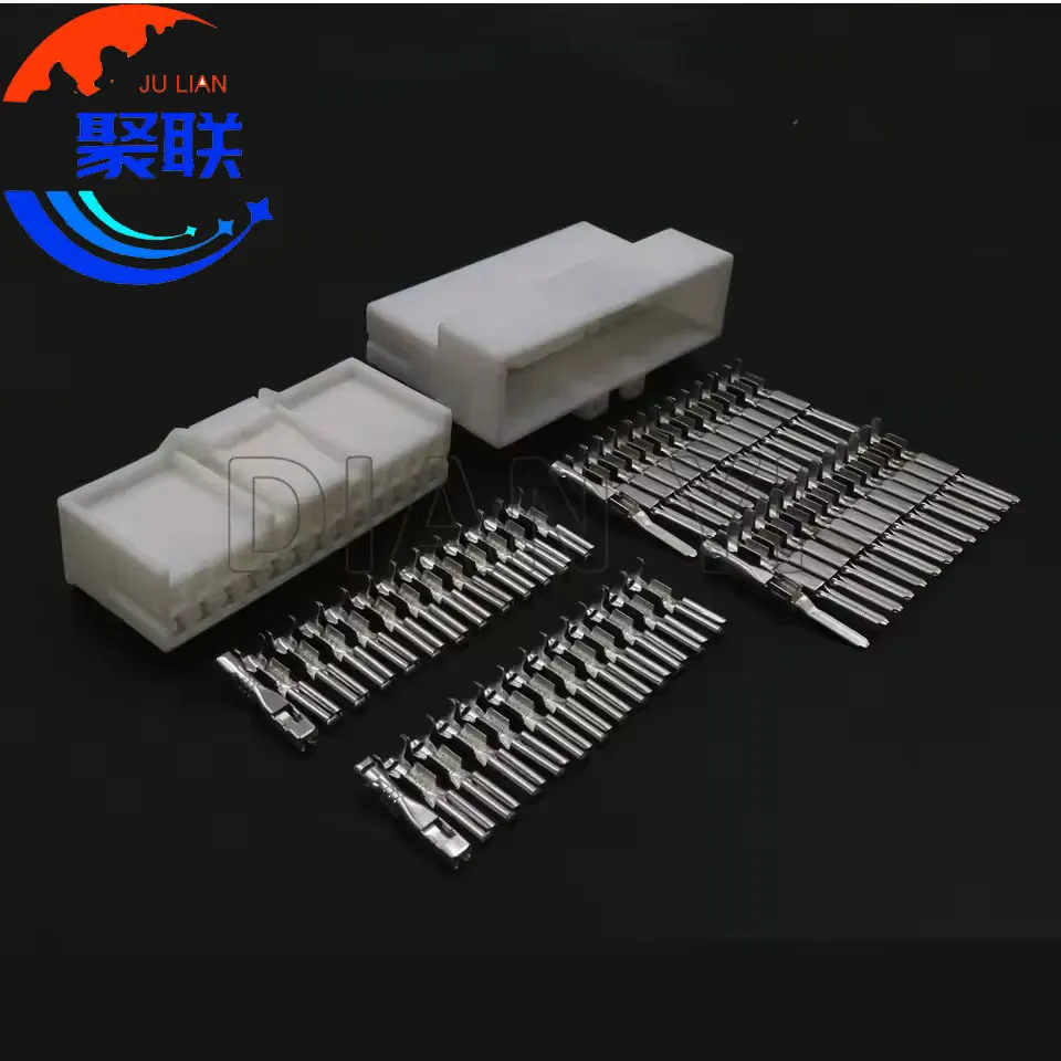 1Set 26Pin 936133-1 936098-1 AC Assembly Car Male and Female Unsealed Socket Auto Wire Harness Replacement Connector