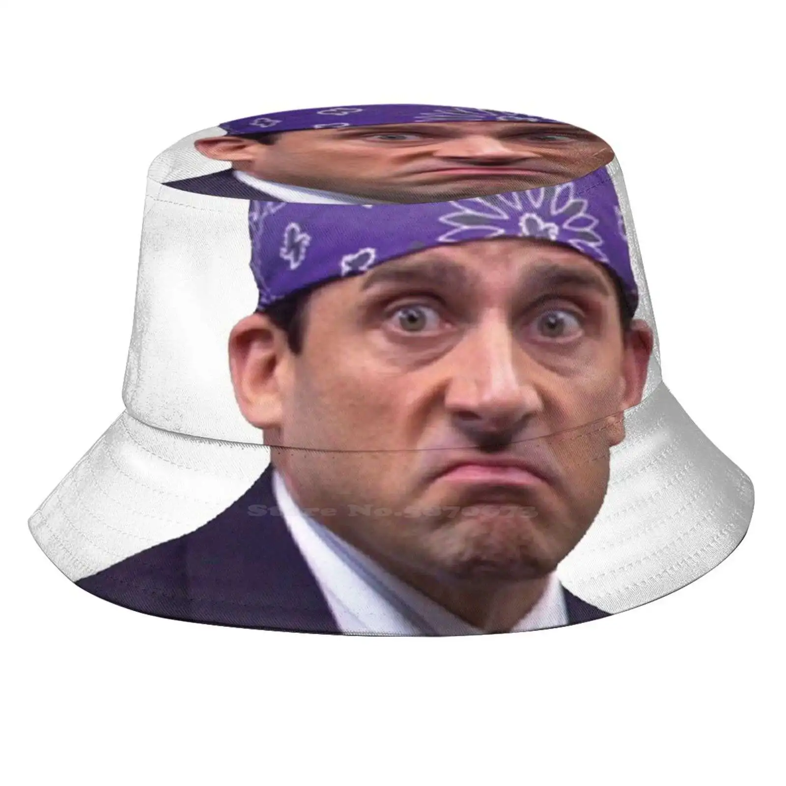 Prison Mike Korean Caps Funny Beach Bucket Hats Positive Cute Funny For Friend Bumper Truck Phone Best Friend The Office Tv