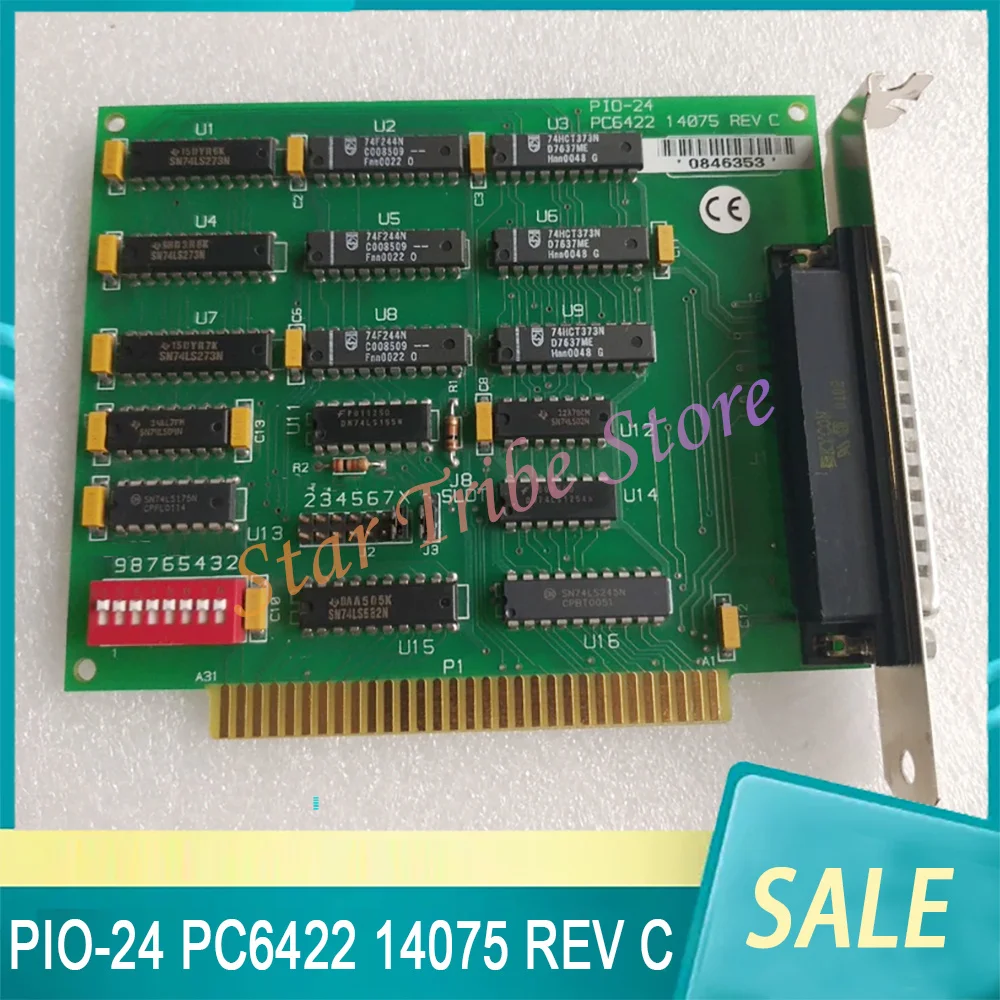 

Industrial Data Acquisition Card PIO-24 PC6422 14075 REV C