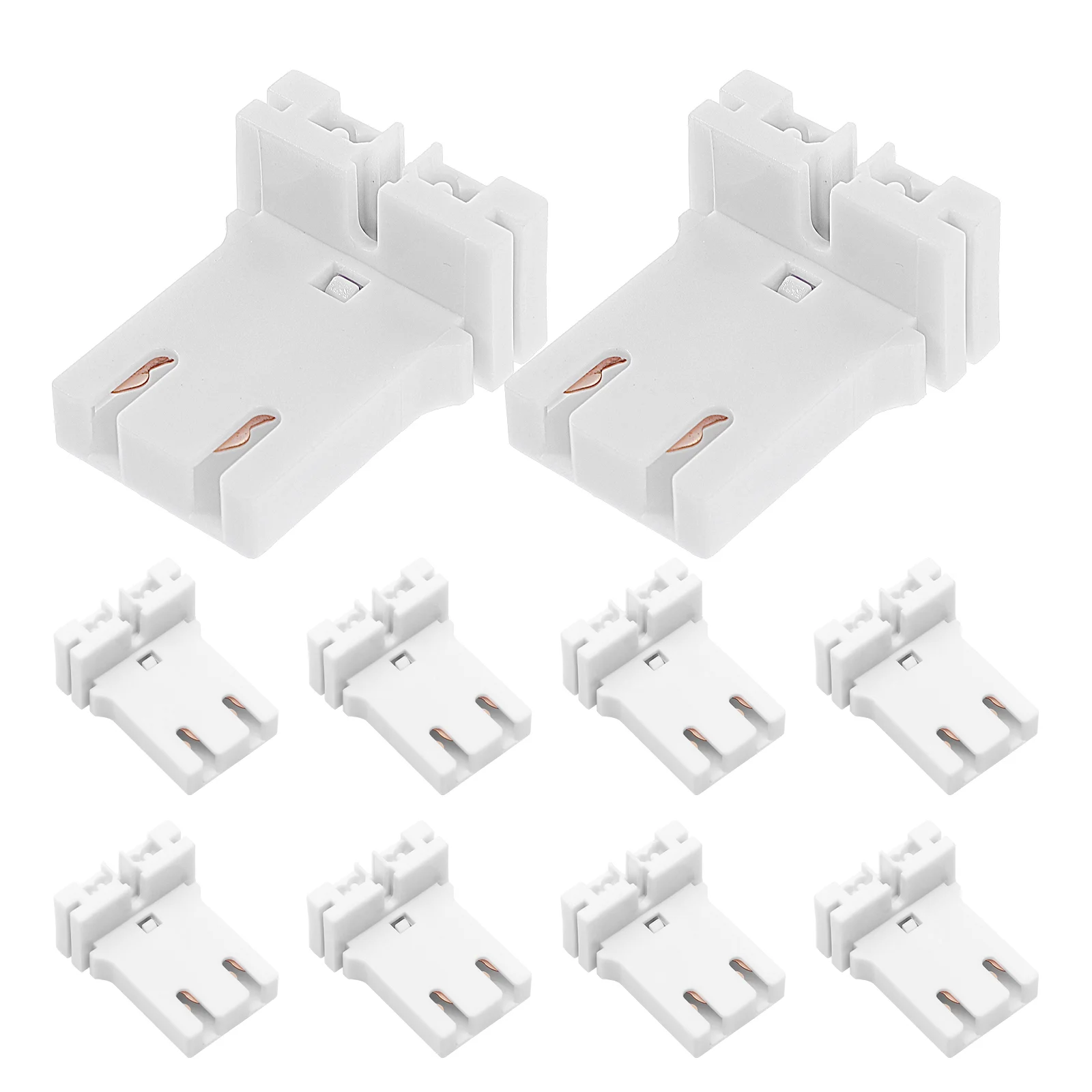 10 Pcs Fluorescent Lamp Holder Projector Stand Base T8 Light Lampholder Tube T8/T12 Home