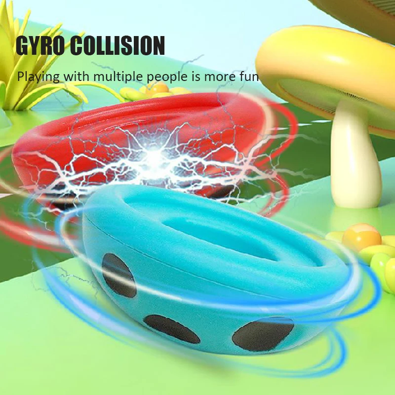 Cartoon Spinning Top Toy Mini Mushroom Gyroscope Beyblade Launcher Stadium Children Adult Relief Stress Battle Gyro Family Games