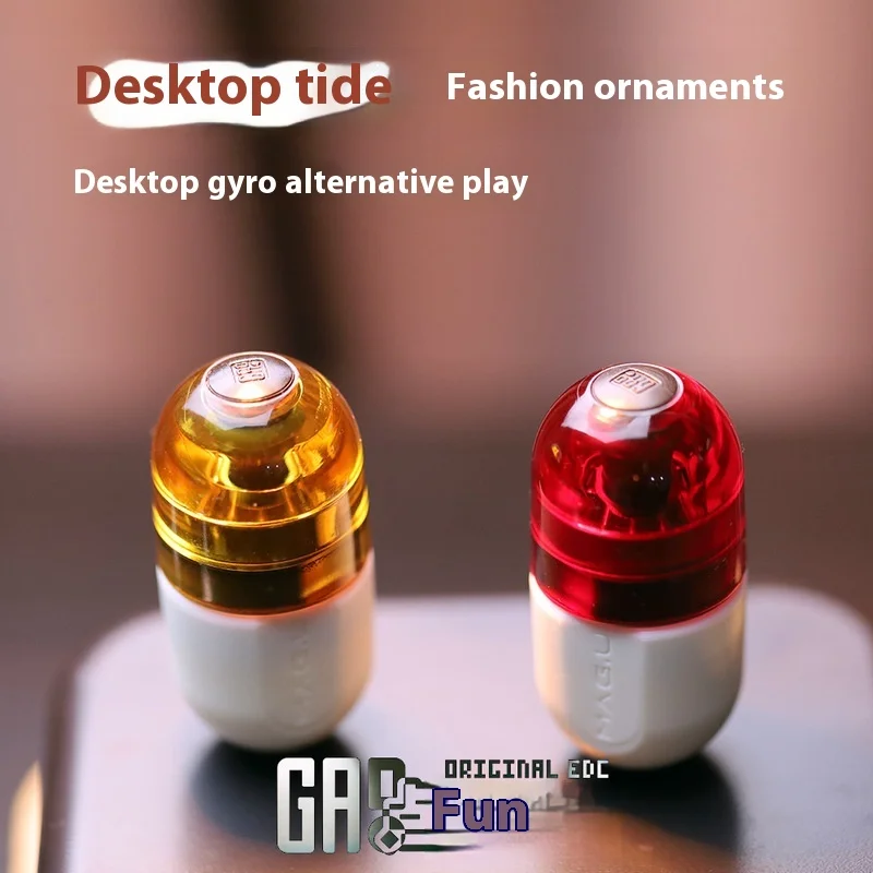 Glow-in-the-dark Magnetic Levitation Top Office ความเครียดบรรเทาของเล่นไข่ผลักดัน Fidget Spinner ของขวัญสนุก