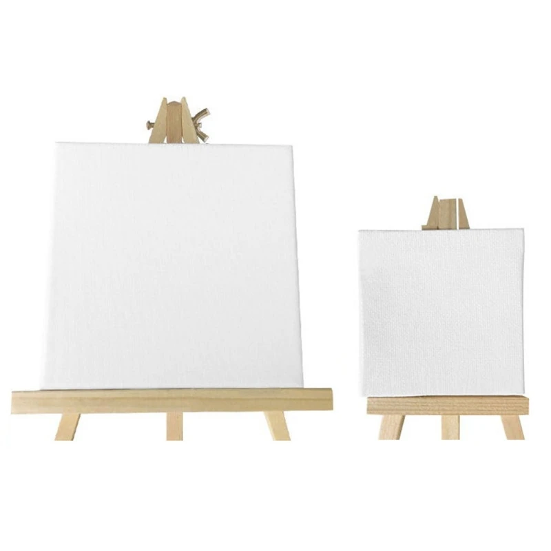 Cornice quadrata vuota in legno per per pittura a olio acrilica ad acquerello