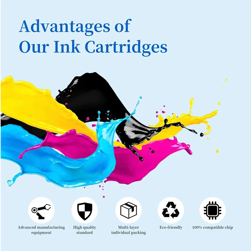 خرطوشة حبر BFHH 973X 973XL 913 913A متوافقة مع طابعات HP PageWide 352dw 377dw Pro 452dw 452dn 477dw 477dn 552dw 577dw #4