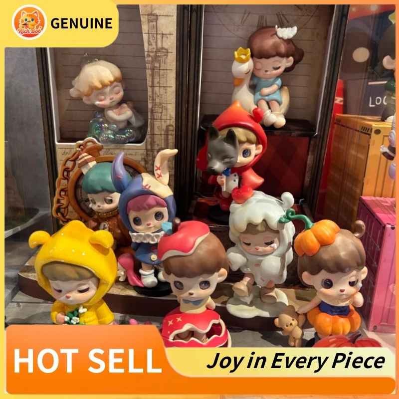 

Подлинная Anmoo мир лежачая сказка слепая коробка третьего поколения модный сборный декор Kawai детский милый подарок-сюрприз